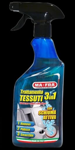 Trattamento Tessuti per pulizia interni auto in tessuto MAFRA ml 500 spry 1